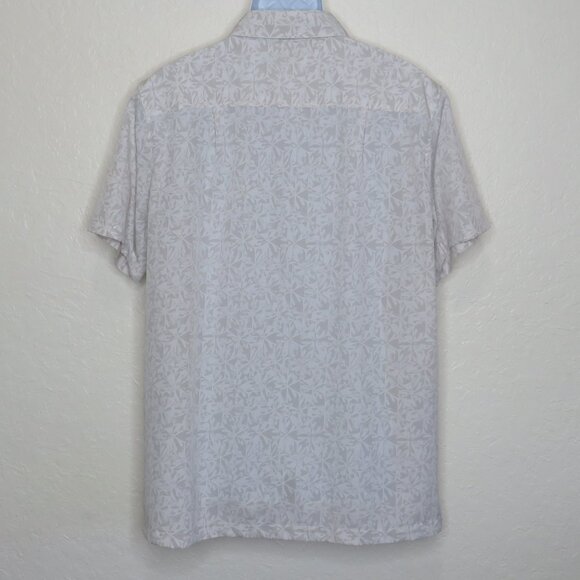 Caribbean Joe* Men's Short Sleeve Button Down Straight Hem Pocket Shirt~ Large - Picture 2 of 11